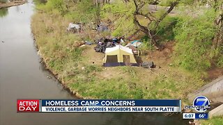 Residents complain about homeless camps along South Platte River: 'There's garbage everywhere'