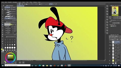 SPEEDART Drawing of SYLVESTER THE CAT in CLIP STUDIO PAINT