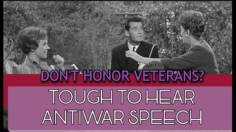 🔴 🔴 Hollywood's Most Disturbing Anti-War Speech