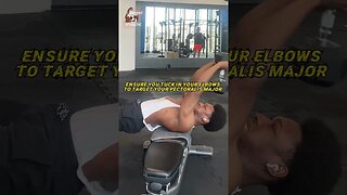 Dumbbell Chest Workout #shorts #chestworkout