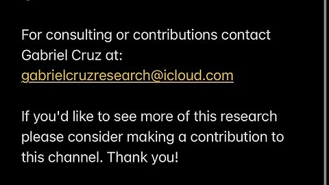 Email Me Today gabrielcruzresearch@icloud.com