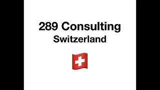 #174 Switzerland based 289 Consulting PR & Marketing Agency