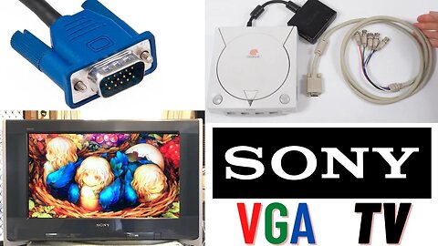 VGA to SONY KV-HR Connection Guide