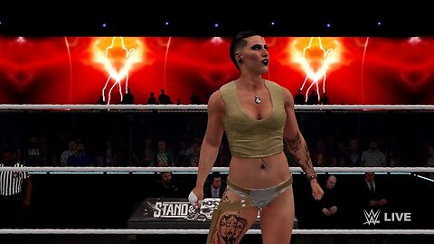 WWE 2K22 - NXT Stand & Deliver: Rhea Ripley US Army VS Billie Kay [4K]