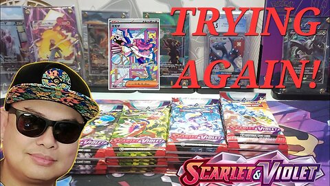I opened some Scarlet & Violet booster packs to hunt for that Miriam SAR! Find out if we did or not!