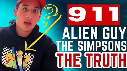911 Aliens In My Backyard Man | The Simpsons | The Truth