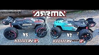 Arrma Kraton 4S and 6S Throw DOWN