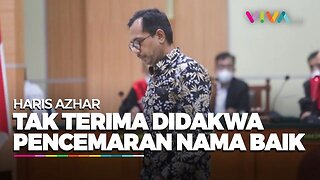 Didakwa Pidana Pencemaran Nama Baik Luhut, Haris Azhar Tidak Terima