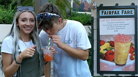 Trying The Cup Of Enchantment Drink | Hollywood Studios | Walt Disney World