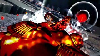 Luffy vs 3 Admiral arc marineford | One Piece Burning Blood gameplay and fight