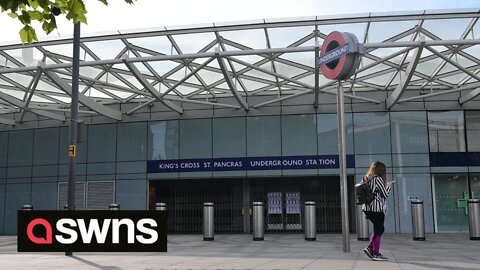 London King's Cross was eerily quiet on Tuesday as commuters avoided the strikes.