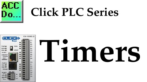 Click PLC Timer Programming Example