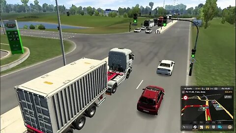 Moving Container From the Port in Euro Truck Simulator