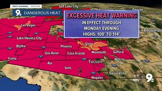 Excessive Heat Warnings in effect through Monday