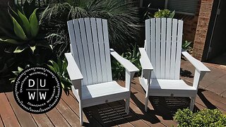 How to build these great looking Adirondack chairs