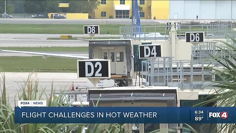 Flight challenges in hot weather