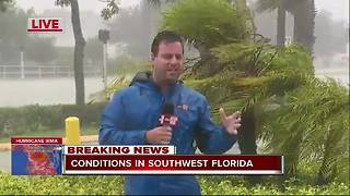 Hurricane Irma pounds Southwest Florida as the storm nears Tampa Bay