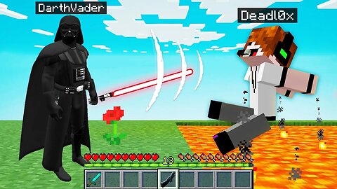 Trolling As DARTH VADER in Minecraft