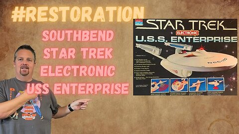 Final Restoration Preview of the 1979 Southbend USS Enterprise Toy / Model #restoration