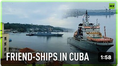 Russian naval fleet detachment in Cuba following military drills in the Atlantic
