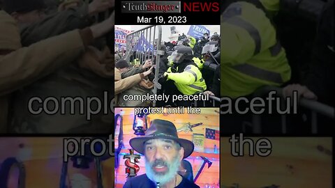 POLICE SHOT INTO A PEACEFUL PROTEST - NEW J6 FOOTAGE