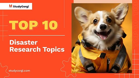 TOP-10 Disaster Research Topics