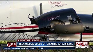 Teenager accused of stealing an airplane