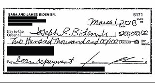 Evidence of Biden Crime Family Money Going Directly Into Joe Biden’s Bank Account
