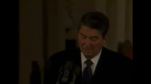 📜 Demands Congress take Action — Press Conference during Election — Ronald Reagan 1984 * PITD