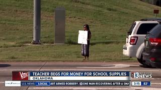 Teacher begs for money to pay for school supplies