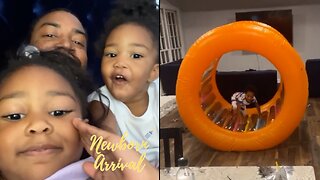 Scrappy's Son Breland Takes Over His Living Room During Daddy Duty! 😱