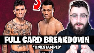 Full Card Predictions - UFC Singapore: Holloway vs Korean Zombie | Fight Breakdowns & Betting Tips