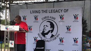 SOUTH AFRICA - Johannesburg - Chris Hani Commemoration (Video) (Uht)
