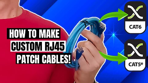 Wiring Up Cat6 Ethernet Plugs The EASY Way - CAT5e & Cat6 PATCH CABLES