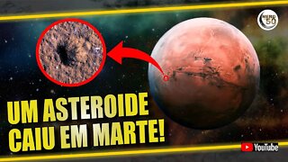 INCRÍVEL!!! REGISTRAMOS O IMPACTO DE ASTEROIDE EM MARTE!!!