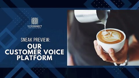Sneak Preview Our Customer Voice Platform Youtube