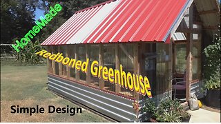 Homemade Redboned Greenhouse