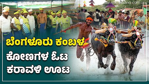 ಬೆಂಗಳೂರು ಕಂಬಳ | ಕೋಣಗಳ ಓಟ; ಕರಾವಳಿ ಭರ್ಜರಿ ಊಟ | Bangalore Kambala | Kambala | Costal sports | mangalore