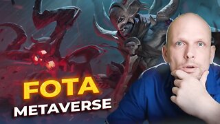 NEW NFTS METAVERSE CRYPTO PROJECT FOTA GAME REVIEW!?!
