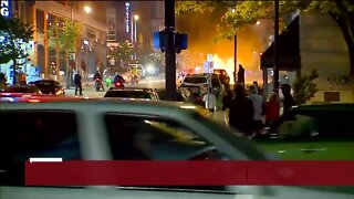 Protests in Grand Rapids turn violent with fires
