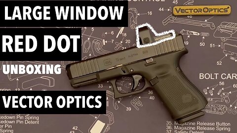 Large Window Red Dot by Vector Optics Unboxing