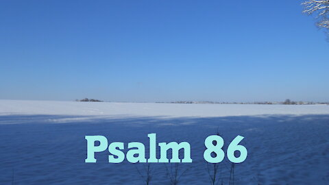 Psalm 86 (Luther 1912)