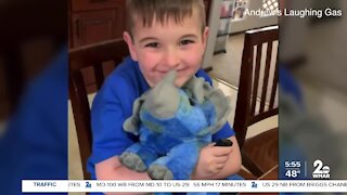 Andrew's Laughing Gas donates flatulent stuffed animals to sick children