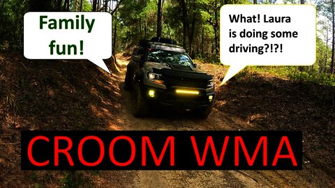 Croom WMA - Trail 7, 2, and 4 - Fun with the Chevy ZR2 AEV Bison
