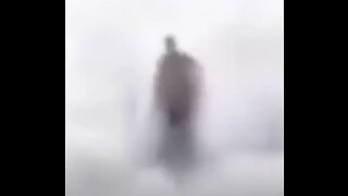 Video of a Humanoid Appearing from Brazilian Waterfall
