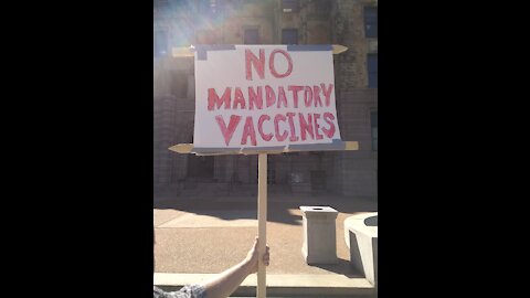 No Mandatory Vaccines Picketing: Saint Louis