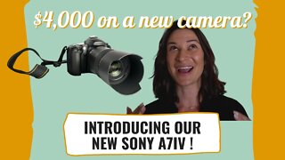 $4,000 on a camera? Introducing the Sony a7iv