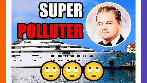 DiCaprio Spotted On A Super Polluting Yacht 🟠⚪🟣 NPC Politics