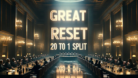 🌐The Great Reset is a 20 to 1 split for the Global Economy - The Great Scam🌐