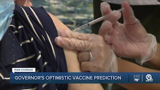 Gov. Ron DeSantis says vaccines might be available to everyone in Florida by April